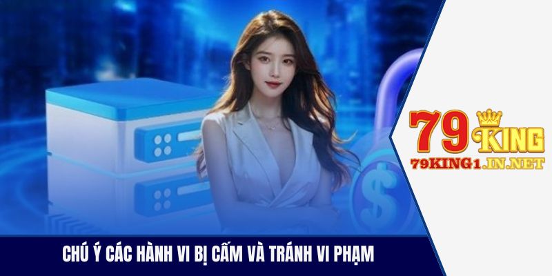 Chú ý các hành vi bị cấm và tránh vi phạm